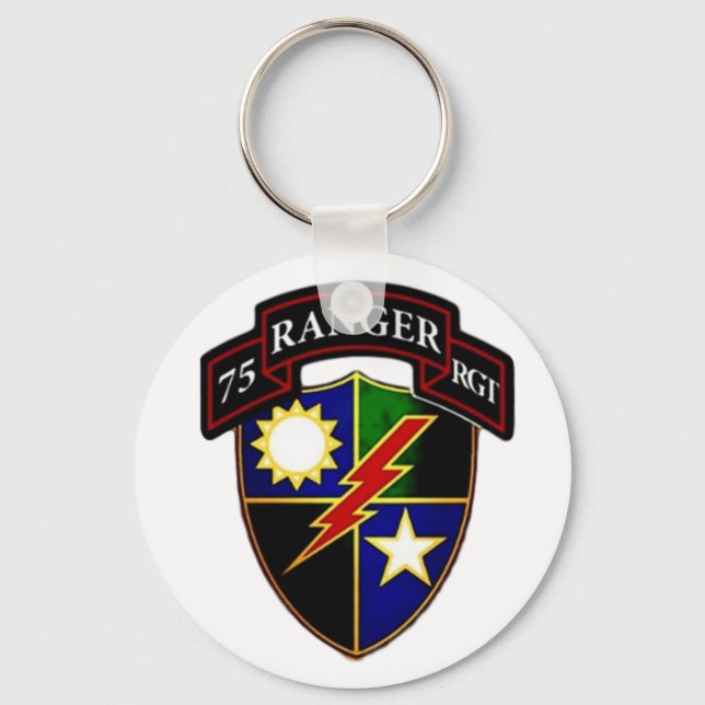 75th RANGERS Key Ring (Front)