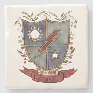 75th  stone coaster