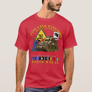 761st Tank Battalion s w Tank w SSI WWII EU SVC