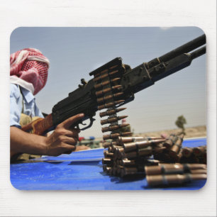 762 mm rounds lie on the truck mouse mat