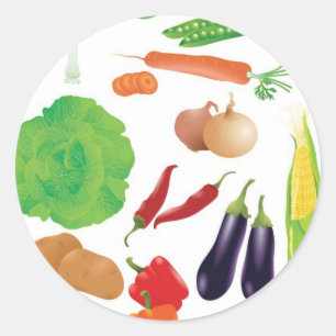 7638310 CLASSIC ROUND STICKER