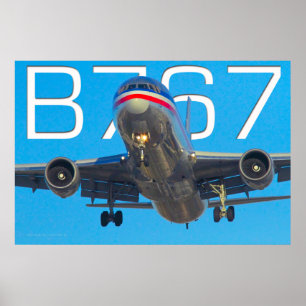 767 AIRLINER POSTER