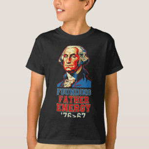 76 67 George Washington Founding Father History Fu T-Shirt