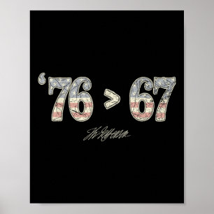 76 67 Thomas Jefferson Six Seven 6 7 Meme Gen Alph Poster