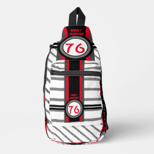 '76 Chequered Sling Bag