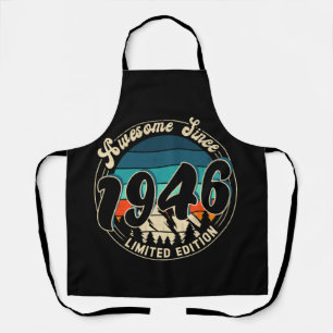 76 Year Old Vintage 76th Year Old Birthday 1946 Apron
