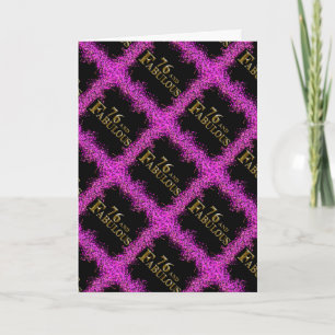 76th Birthday Card