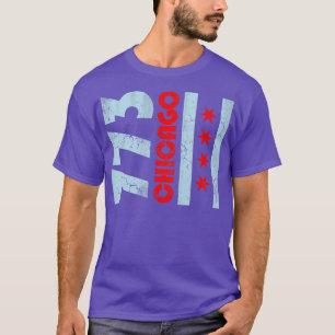 773 Chicago Flag Vintage Fade T-Shirt