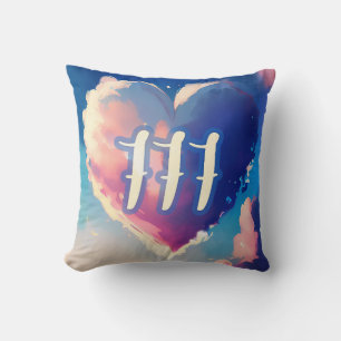 777 Angel Number: A Tapestry of Cosmic Serenity Cushion