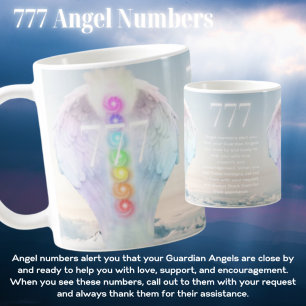 777 Angel Numbers Meaning - Esoteric Gifts Coffee Mug