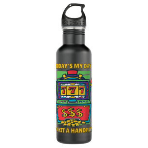 777 Handpay Jackpot Slot Machine Lucky Gambling 710 Ml Water Bottle