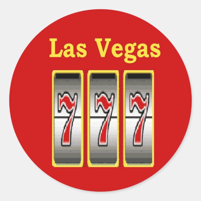 777 LAS VEGAS STICKERS (Front)