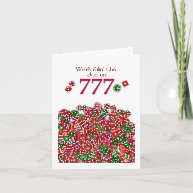 777 Special Date - Special Note Cards (Front)