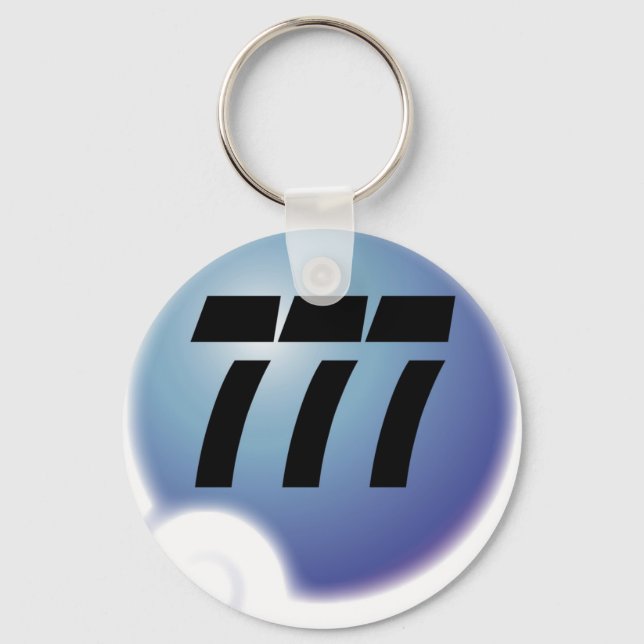 777 sur bulle key ring (Front)