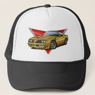 77-78 Gold Firebird Trucker Hat