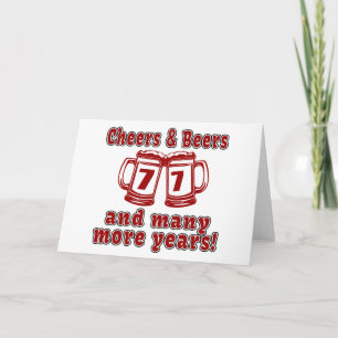 77 Birthday Designs Card