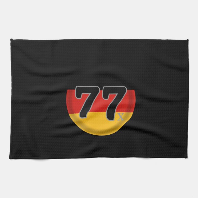 77 Deutschland Generation X Tea Towel (Horizontal)