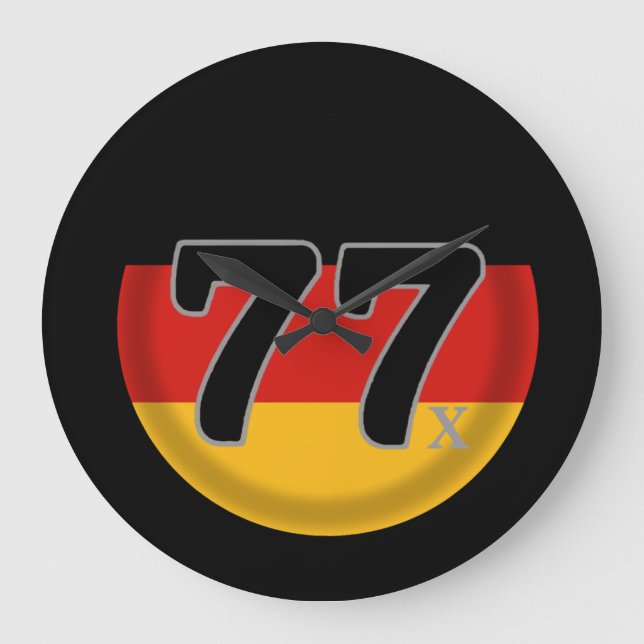 77 Germany Generation X Large Clock (Front)