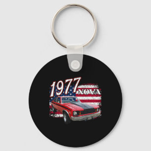 77 Nova 2 Ss 4th Of July American Key Ring