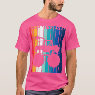 77th Birthday Gift Monster Truck Shirt 77 Year Old