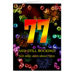 77th Birthday Still Rocking