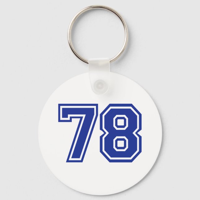 78 - number key ring (Front)