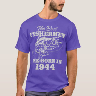 78 Year Old Fisherman_ Fishing 1944 78th Birthday  T-Shirt