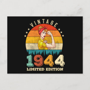 78 Year Old Women Bday 1944 Vintage 78th Birthday Postcard