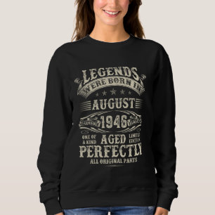 78th Birthday Gifts For Men Funny 78 Year Old Augu Sweatshirt