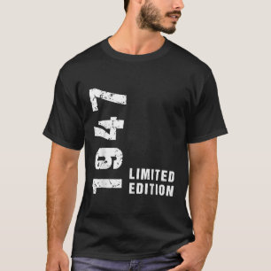 78th Birthday Gifts Men Women Vintage 1947 T-Shirt