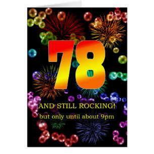 78th Birthday Still Rocking