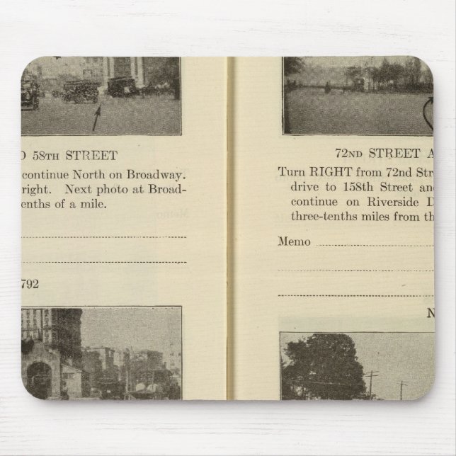 79093 Broadway at 58th & 72nd Mouse Mat (Front)