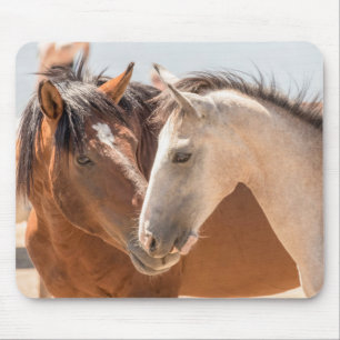 7911-Two Wild Mustangs Mouse Mat