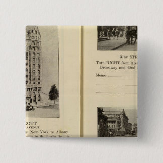 79496 Hotel Wolcott Broadway at 31st & 42nd 15 Cm Square Badge