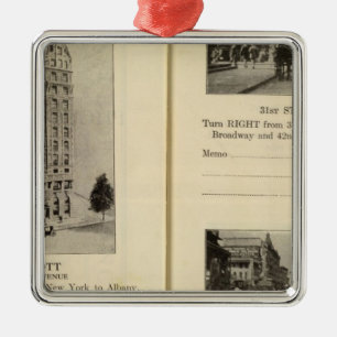 79496 Hotel Wolcott Broadway at 31st & 42nd Metal Tree Decoration