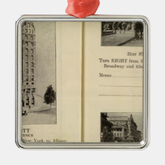 79496 Hotel Wolcott Broadway at 31st & 42nd Metal Tree Decoration