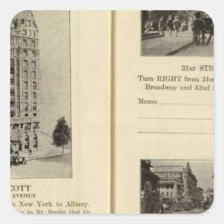 79496 Hotel Wolcott Broadway at 31st & 42nd Square Sticker