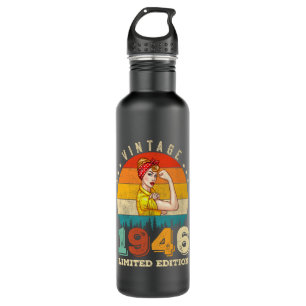 79 Year Old Bday 1946 Vintage 79th Birthday Women 710 Ml Water Bottle