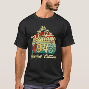 79 Years Old Vintage 1943 79Th Birthday Party Men T-Shirt
