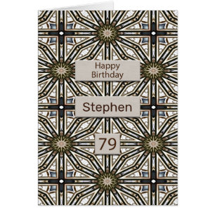 79th Birthday Abstract Mandala Design