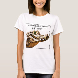 79th Birthday Alligator Smile T-Shirt