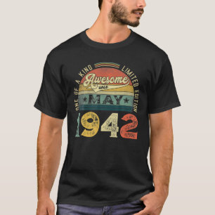 79Th Birthday Decorations May 1942 Men Women 79 Ye T-Shirt