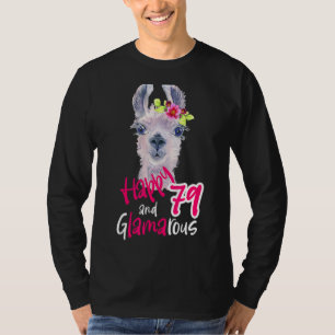 79th Birthday Women Turning 79 For Her Decoration  T-Shirt