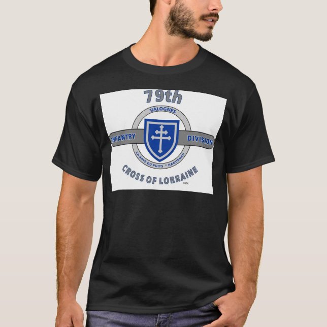 79TH INFANTRY DIVISION "CROSS OF LORRAINE" T-Shirt (Front)