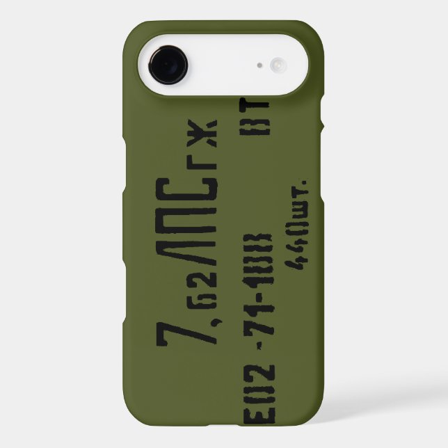 7.62X39 Ammo Can iPhone Case (Back)