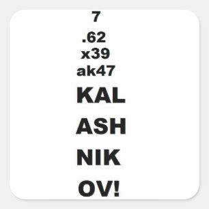 7.62x39 square sticker