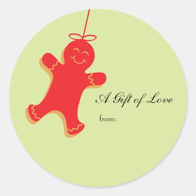 7, A Gift of Love , from: Classic Round Sticker (Front)