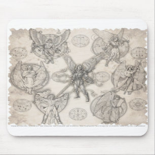 7 Archangels Mousepad