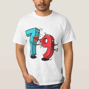 7 ate (8) 9 Funny Math T-Shirt