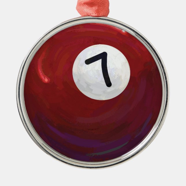 7 Ball Metal Tree Decoration (Front)